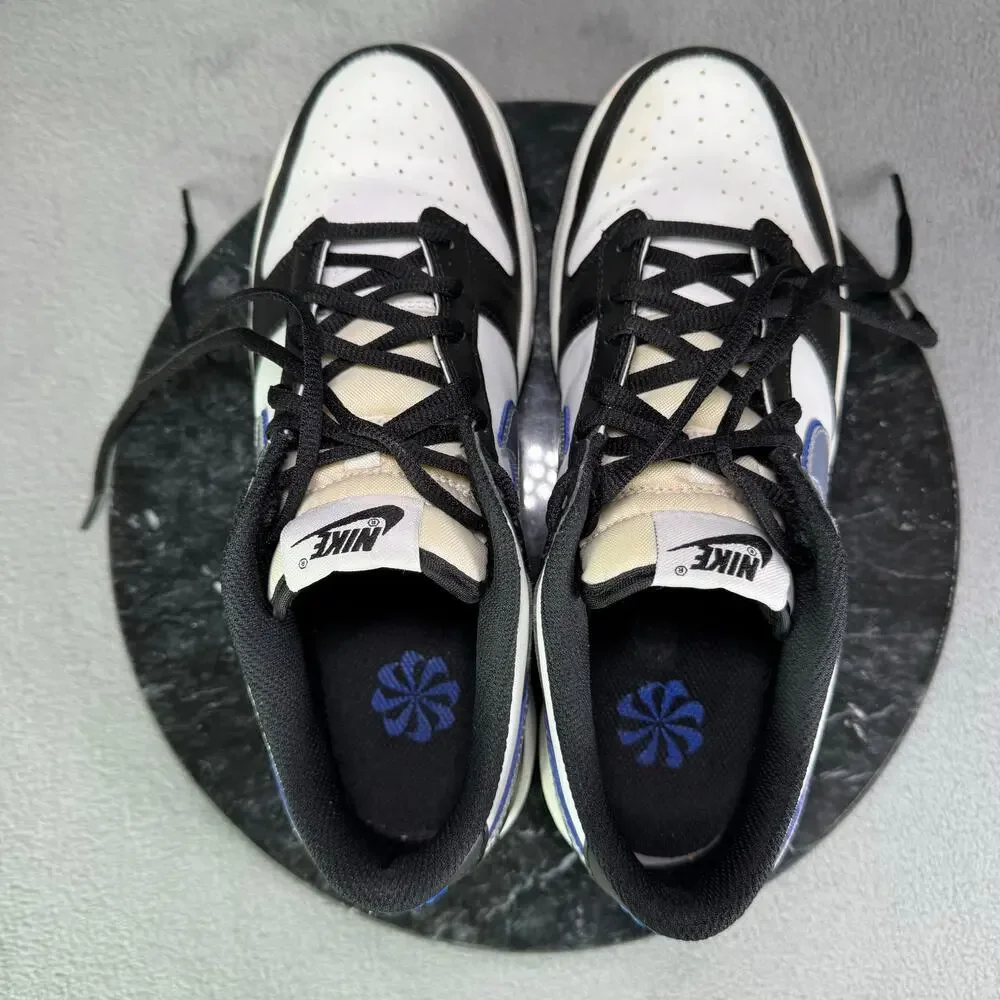 Nike Dunk Low Next Nature GS TPU Swoosh Black & Blue Youth Size 7
